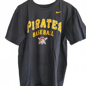 Nike Pirates Baseball Black Graphic T-Shirt XL